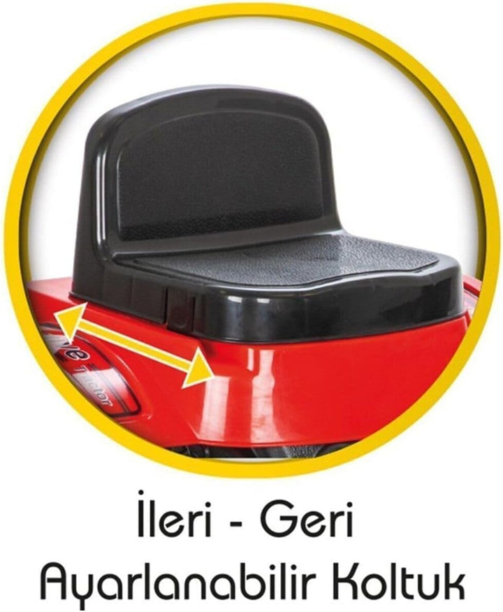 Cangaroo Pilsan Traktor zum Treten für Kinder, grün 07314, grün