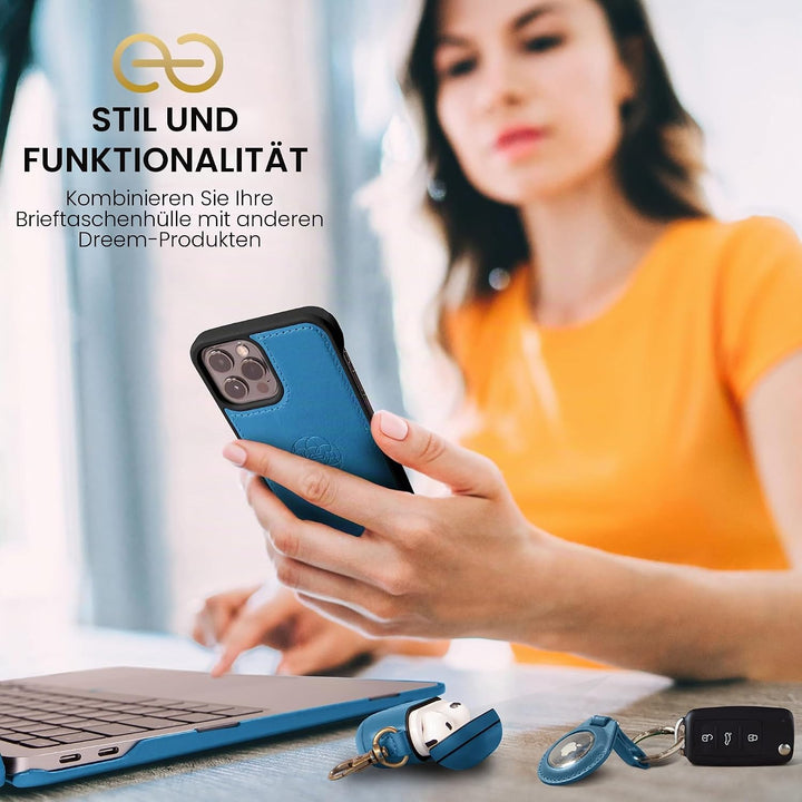 Dreem Fibonacci 2in1 Handyhülle Flipcase für iPhone 12 &amp; 12 Pro | Magnetisches iPhone Case | TPU Etu