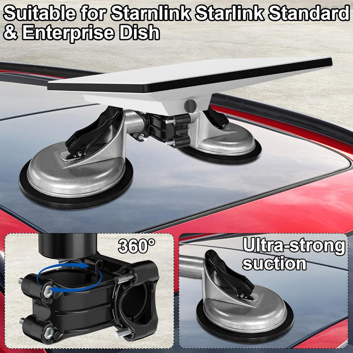 Starlink mini Halterung, doppelter Windschutz, rostbeständige Aluminiumlegierung, Internet, Starlink