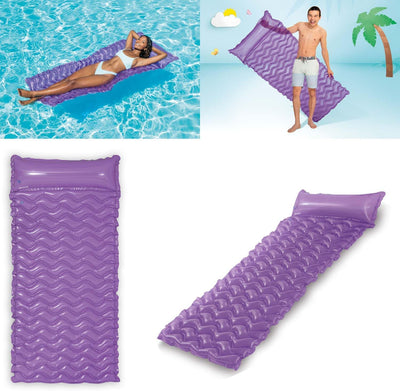 Intex 58807EU Tote-n-Float Wave Mats - Luftmatratze - 229 x 86 cm - Lila