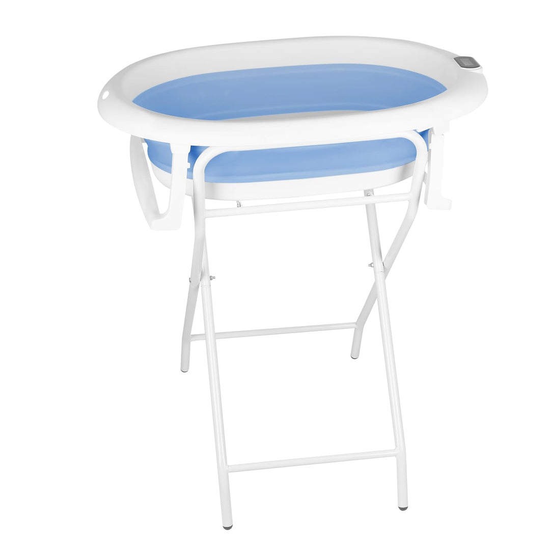 Babybadewanne mit Ständer, ergonomisches Babybad mit Ständer, Organizer für Eltern,Kinderbadewanne m