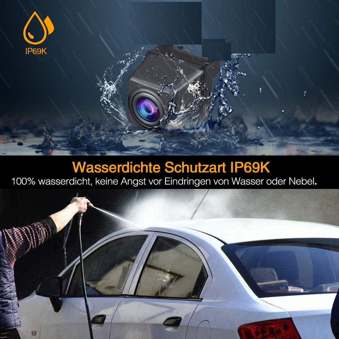 Wasserdicht Fahrzeug-spezifische Griffleiste Kamera integriert in Koffergriff Rückansicht Rückfahrka