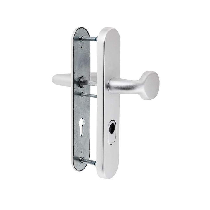 Schutzbeschlag für WOHNUNGSTÜREN | F1 Aluminium | Kernziehschutz | New Orleans