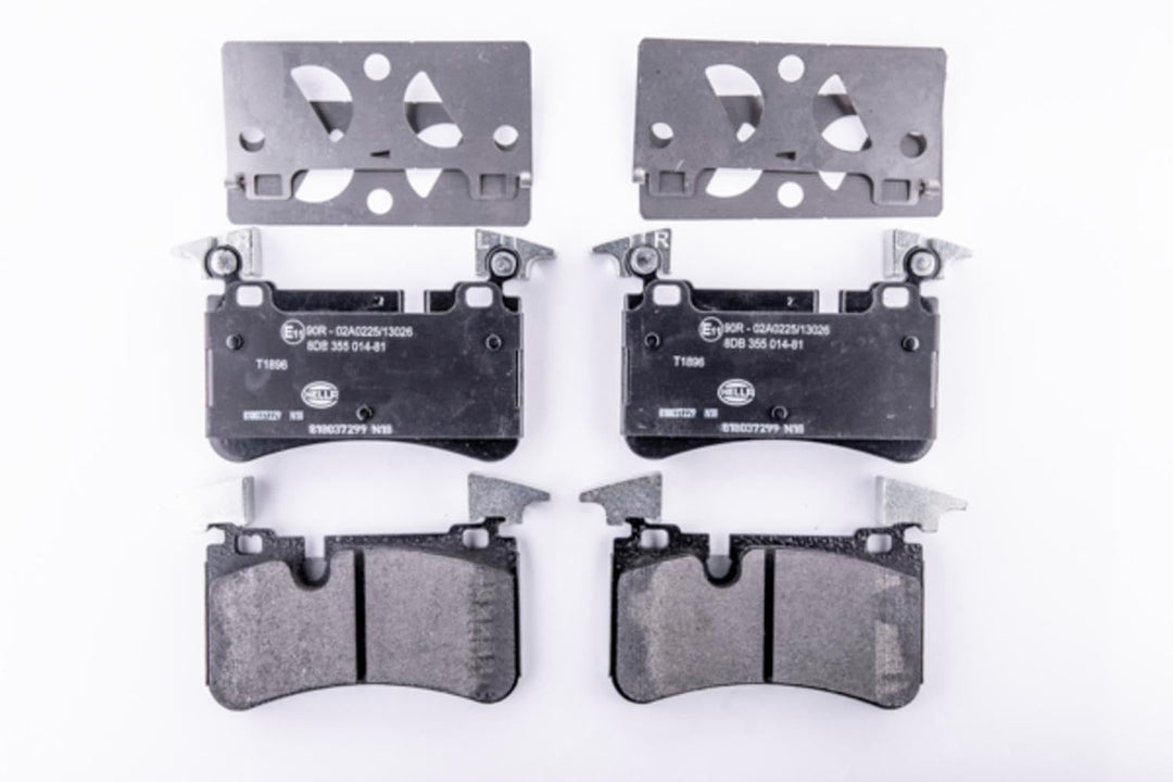 HELLA PAGID 8DB 355 014-811 Bremsbelagsatz - T1896 - Dicke/Stärke: 14.8mm - Bremssystem: Brembo - ni