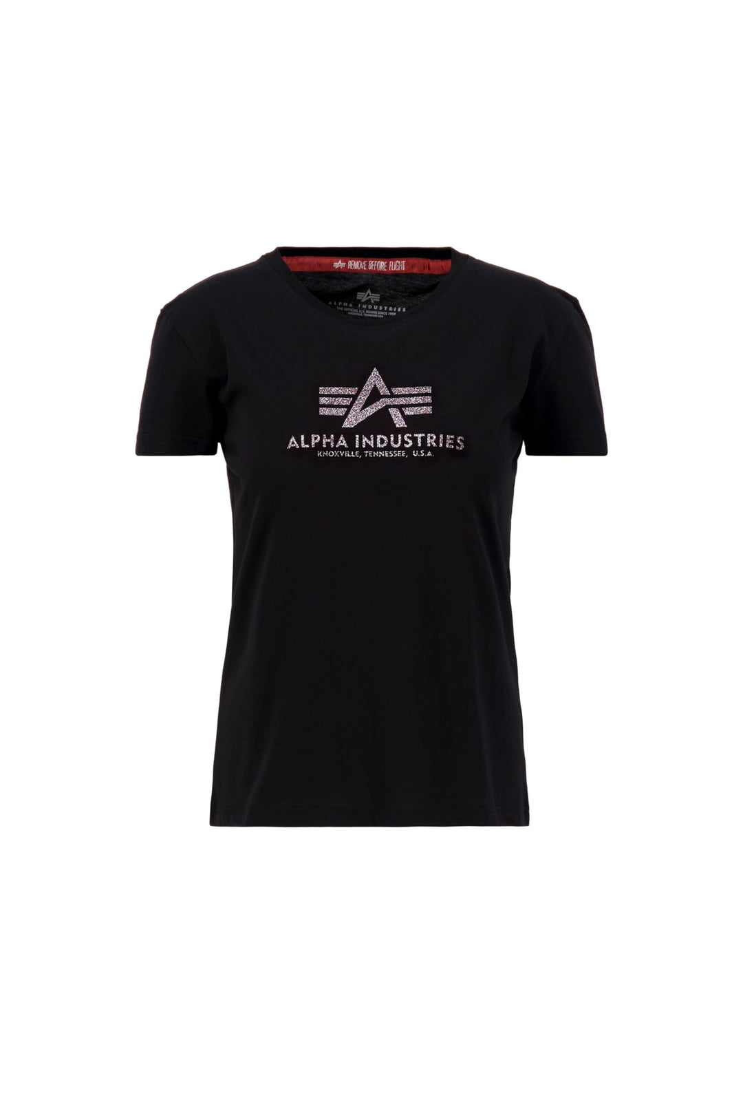 ALPHA INDUSTRIES Damen New Basic T G Wmn T-Shirt L Schwarz, L Schwarz