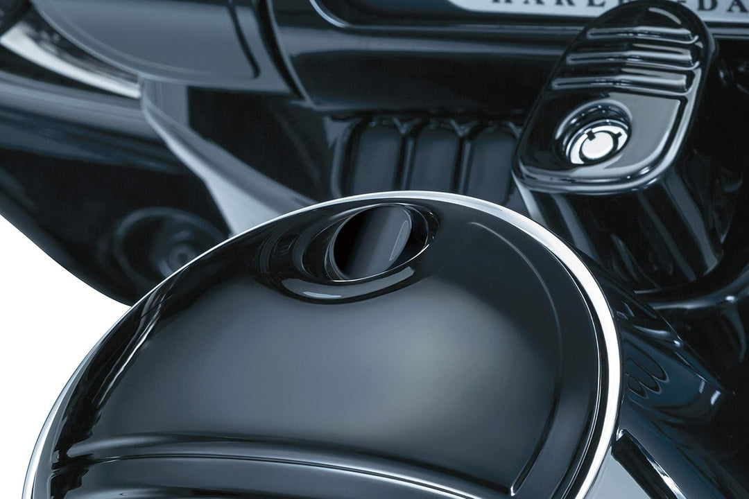 Kuryakyn 7428 Motorradzubehör: Druckknopf Kraftstoff-Tür/Panelriegel für 1992-2019 Harley-Davidson M