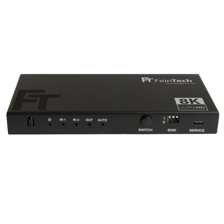 FeinTech SW212 HDMI 2.1 Switch 2 In 1 Out mit HDMI Audio Extractor 4K 120Hz und automatischer Umscha