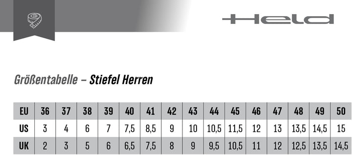 Held Herren Ventuma Surround Gtx Motorradstiefel Kurz Schwarz 41Ventuma Surround GTX GORE-TEX Kurzst