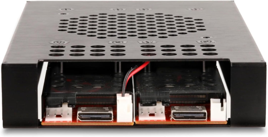 DeLOCK Einbaurahmen 3.5″ Wechselrahmen für 2 x M.2 NVMe SSD