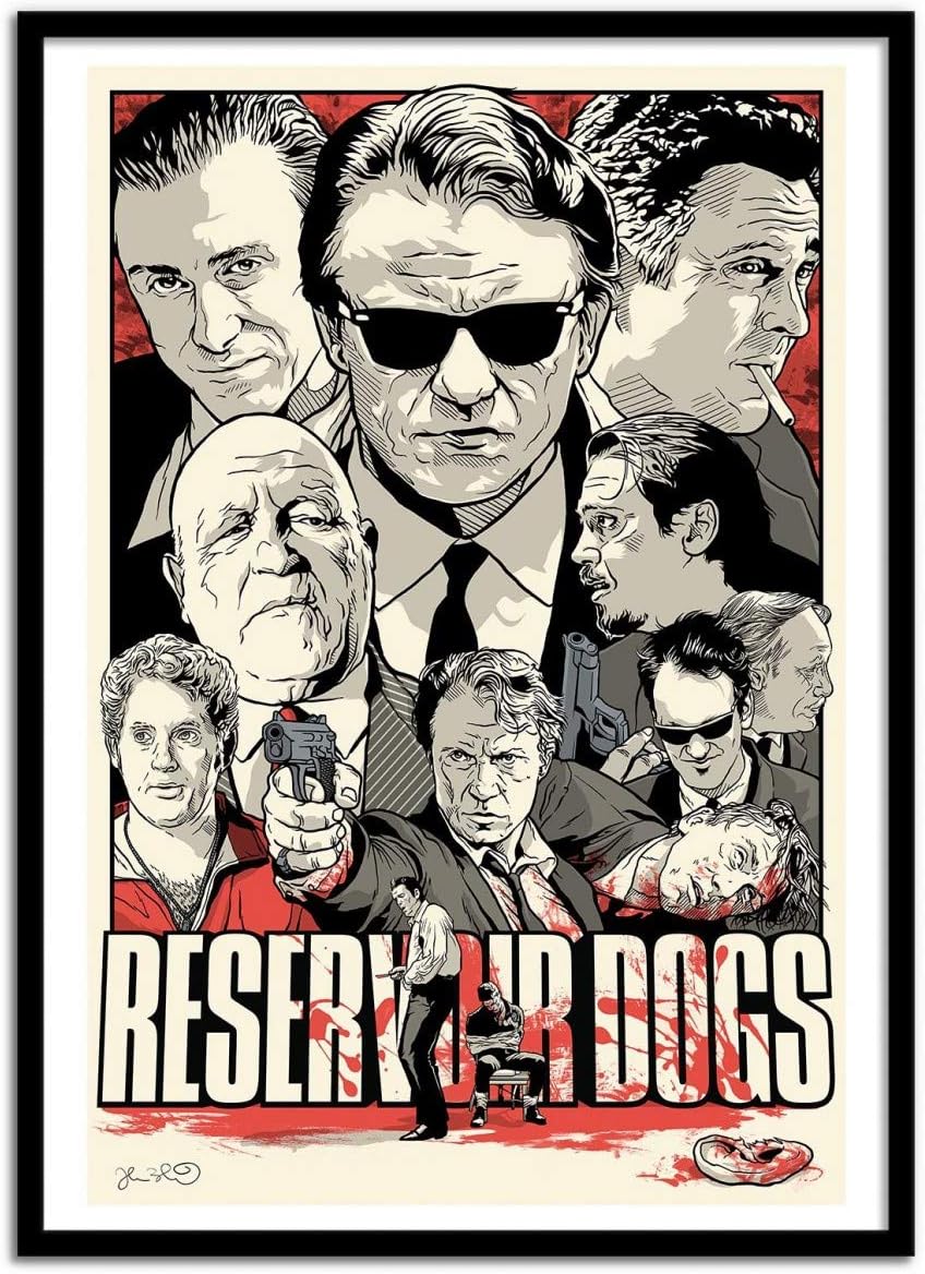 Wall Editions Art-Poster - Reservoir Dogs - Joshua Budich