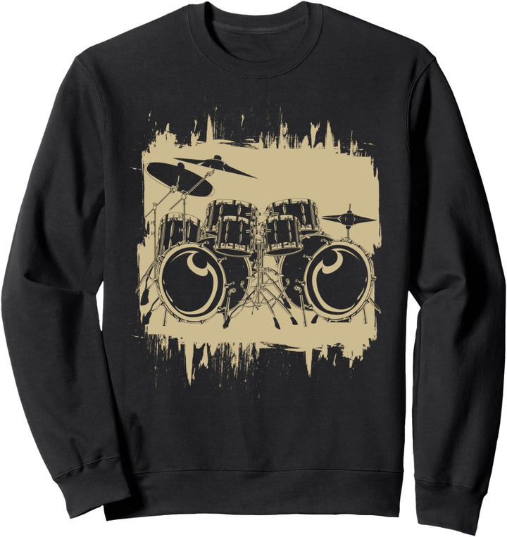 Schlagzeuger Hobby Drummer Rock Musik Schlagzeug Sweatshirt
