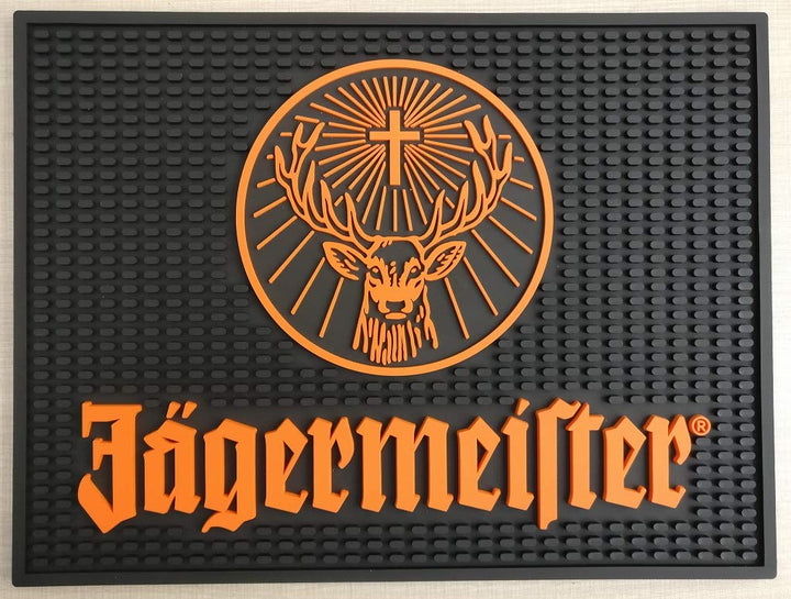 Jagermeister Bar Mat Professional Spill Mat Wait Station Drip Mat 12x9.5 Untersetzer