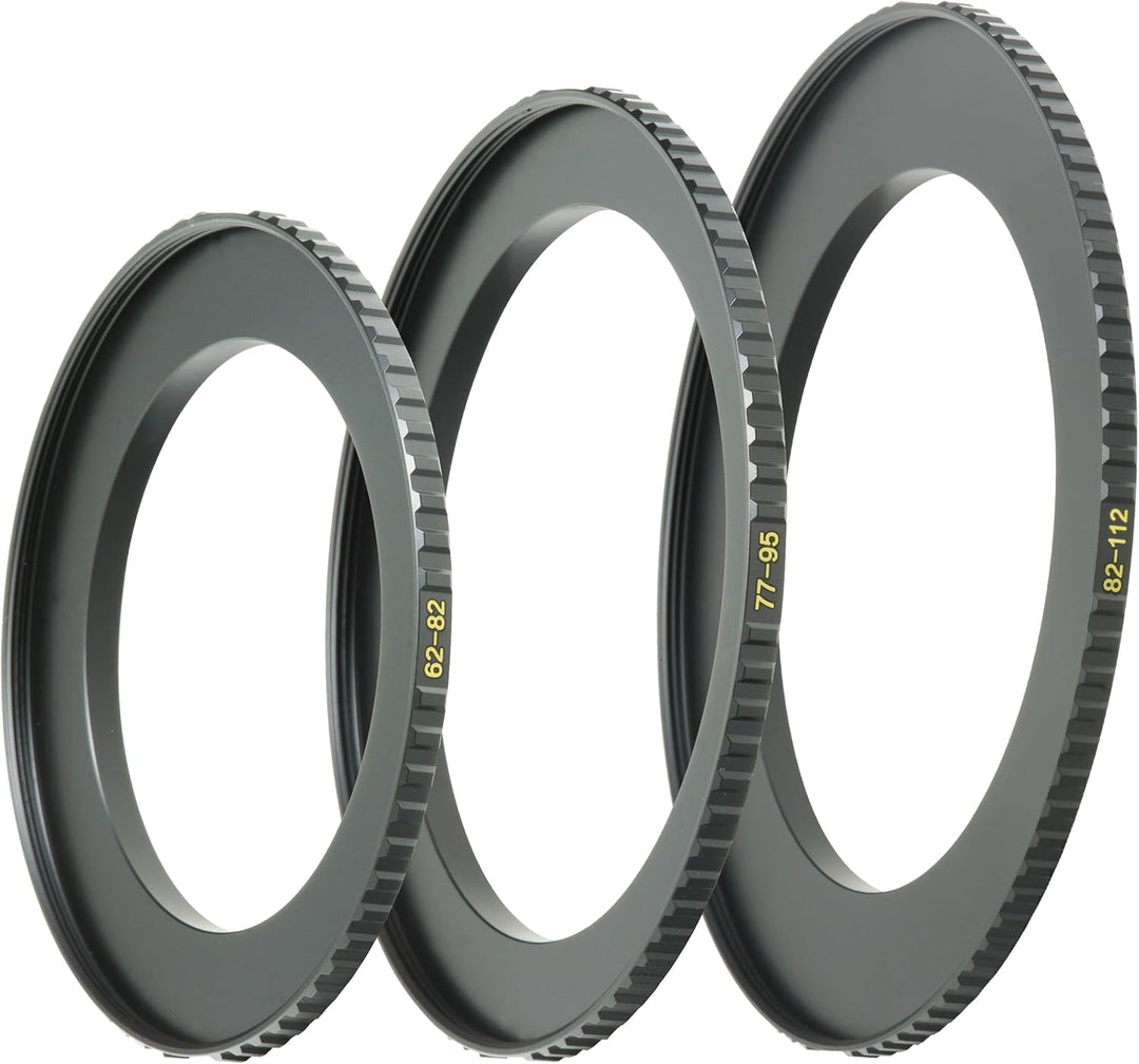 Breakthrough Photography Step-Up Objektiv-Adapterring für Filter, 77 mm auf 82 mm, aus CNC-gefrästem