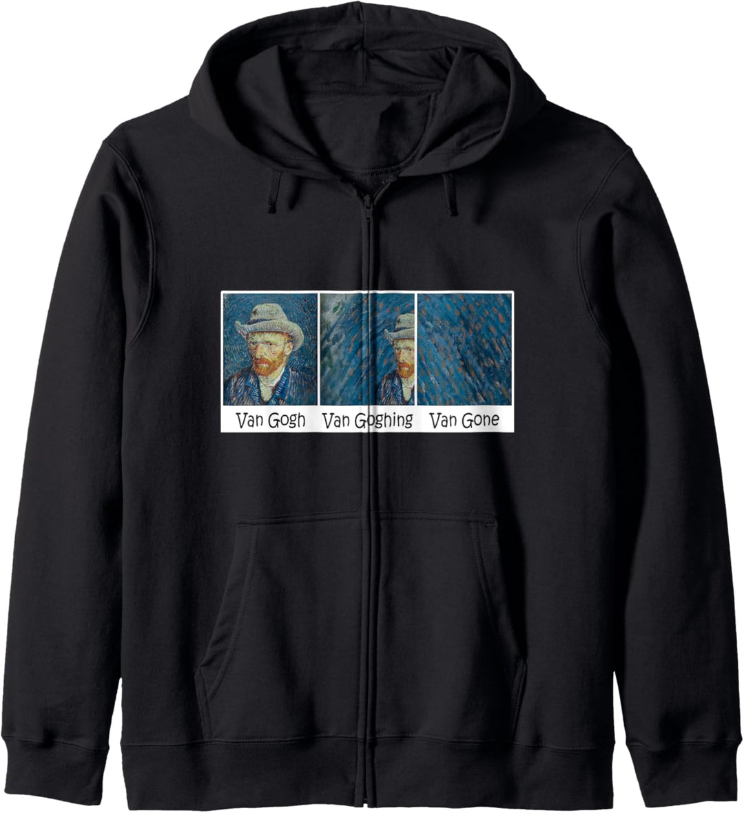 Lustiges Van Gogh Van Goghing Van Gone Meme Kapuzenjacke