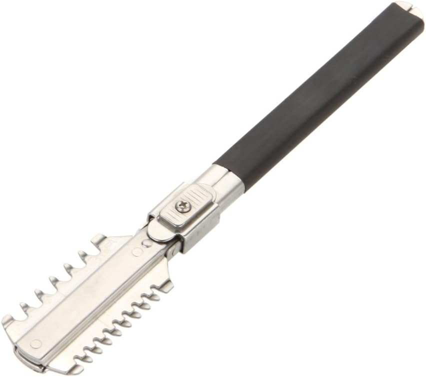Anself Effiliermesser für Friseursalons, zum Ausdünnen und Fransenschneiden, für professionellen Haa