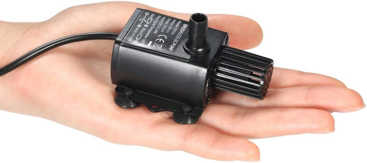 Decdeal USB Tauchpumpe Teichpumpe Aquarium Wasserpumpe für Teiche, Garten, Brunnen 2.4W / 4.8W Optio