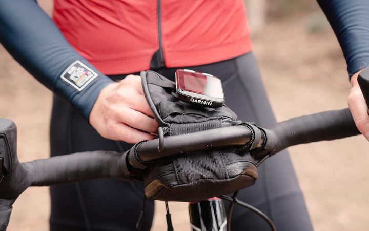 REDSHIFT Bike Computer Mount for Kitchen Sink and Top Shelf Handlebar Bags - Compatible with Wahoo G