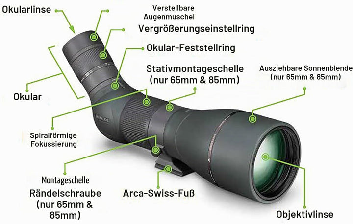 Vortex Optics Razor HD Spektiv 27-60x85 - abgewinkelt, 27-60x85 - abgewinkelt