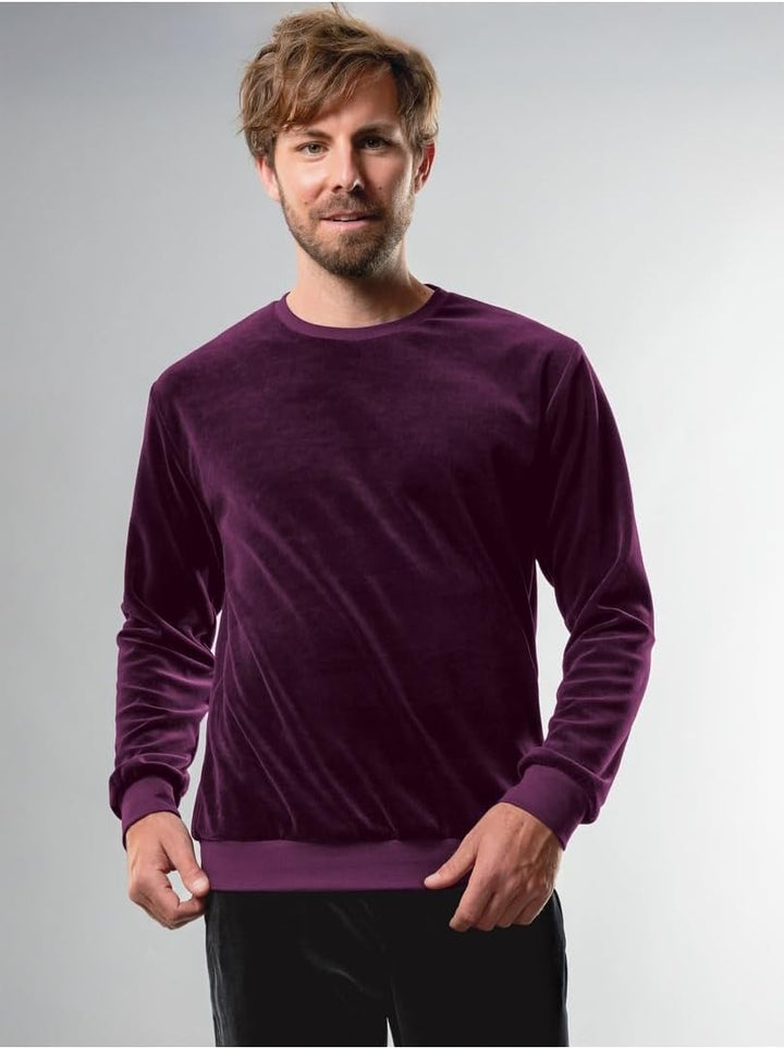 Trigema Nicki-Shirt S Aubergine, S Aubergine