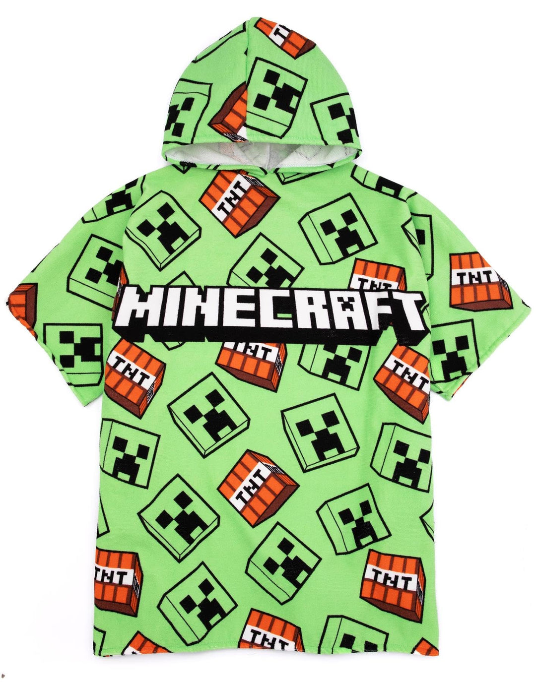 Minecraft Handtuch Poncho Kinder Teens | Mädchen Jungen Spiel Charaktere Creeper TNT Explosive Kinde