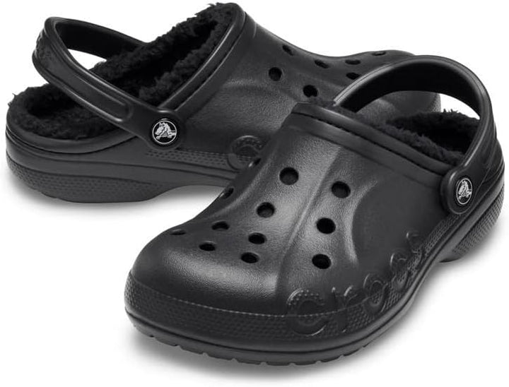 Crocs Unisex Baya Lined Clog 36/37 EU Schwarz, 36/37 EU Schwarz