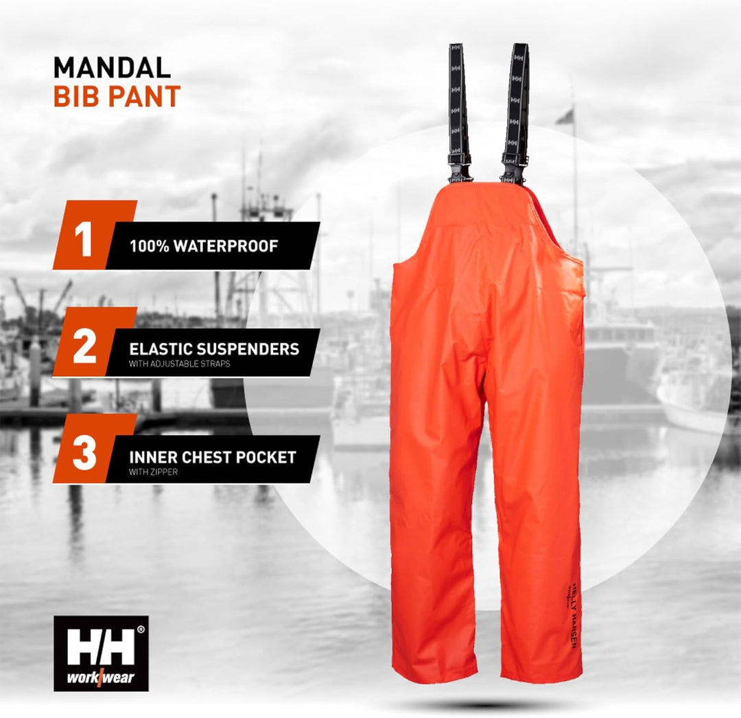 Helly Hansen Workwear Mandal Latzhose 3XL Dunkelorange, 3XL Dunkelorange
