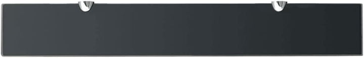vidaXL Wand Regal Glasregal Glasboden Glasablage Badregal Schwarz 70x10 cm 8 mm 70 x 10 cm/1 Schwarz