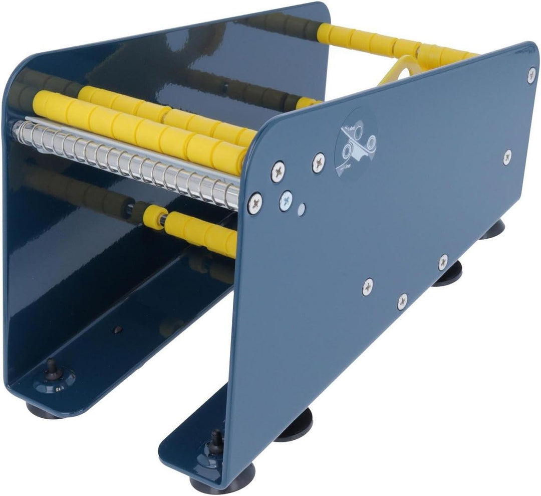 TE-Office Etikettenspender Labelspender aus Stahl für Haftetiketten Tischgerät manuell bis 113 mm 11