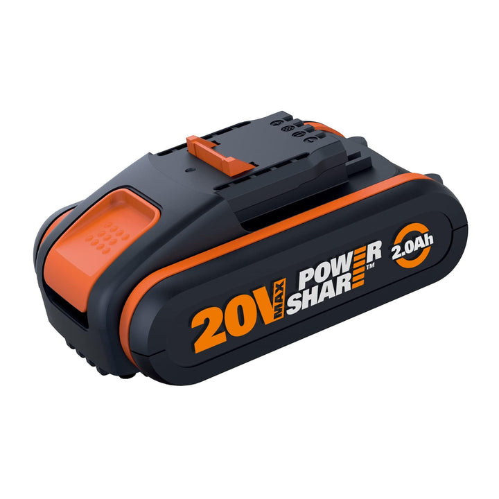 WORX WA3551.1 PowerShare Akku 20V - 2000mAh Li-Ion, wiederaufladbarer, Akku für alle WORX Geräte 2,0