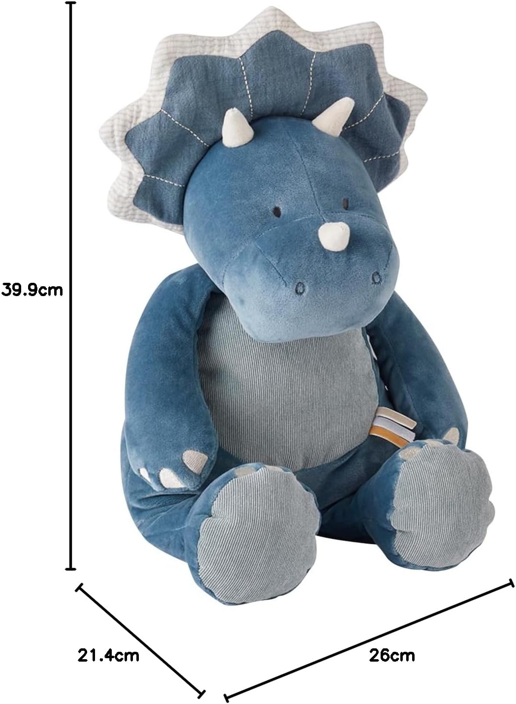 Noukie's - Plüsch für Kinder - Kuscheltier Medium Ops - Schmusetuch Bio-Baumwolle - Grösse für Kinde