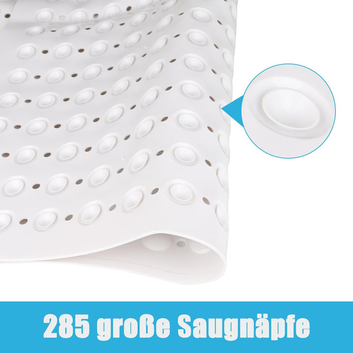 Lurowo Duschmatte rutschfest 80x80cm Duscheinlage, Antirutschmatte mit Saugnäpfe für Dusche oder Bad