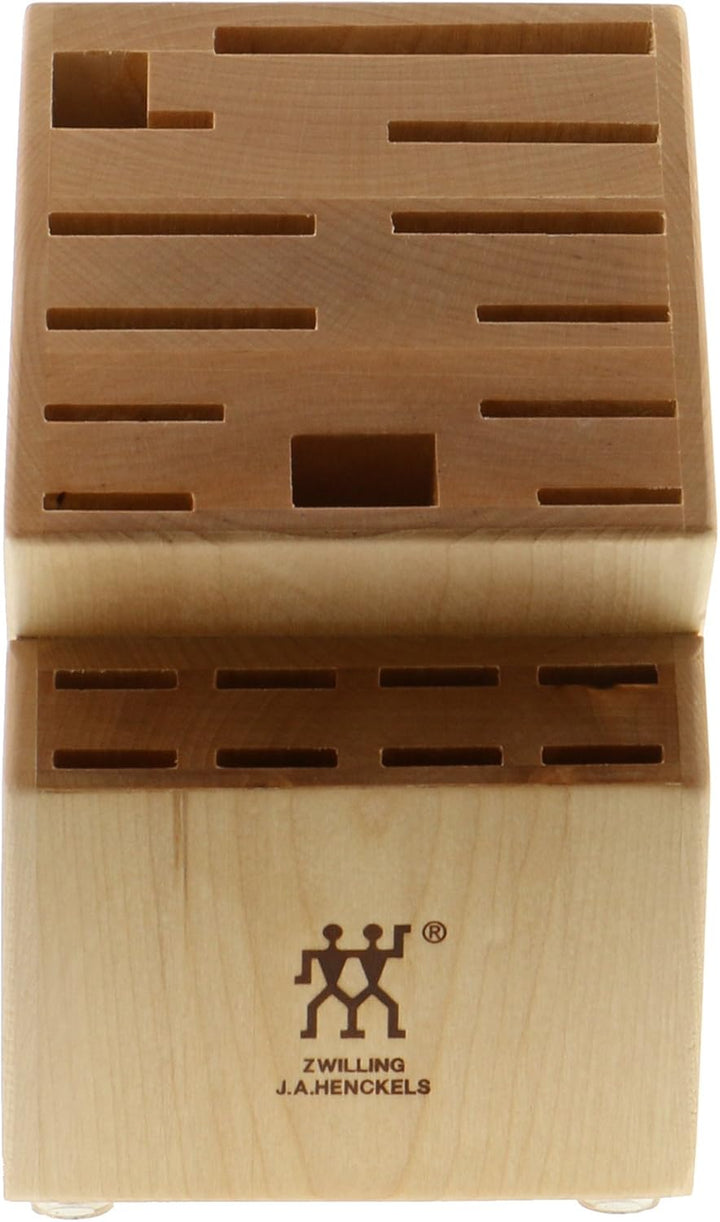 ZWILLING 35101-901 Messerblock, Holz, Natur 19-Slot Natur, 19-Slot Natur