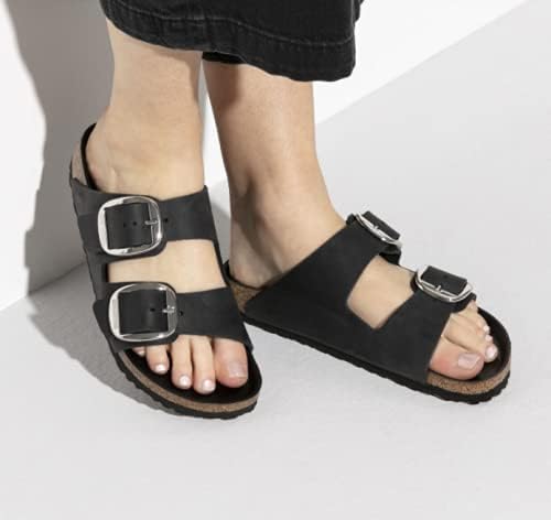 BIRKENSTOCK Damen Arizona Eva Pantoletten 26 EU Schwarz, 26 EU Schwarz