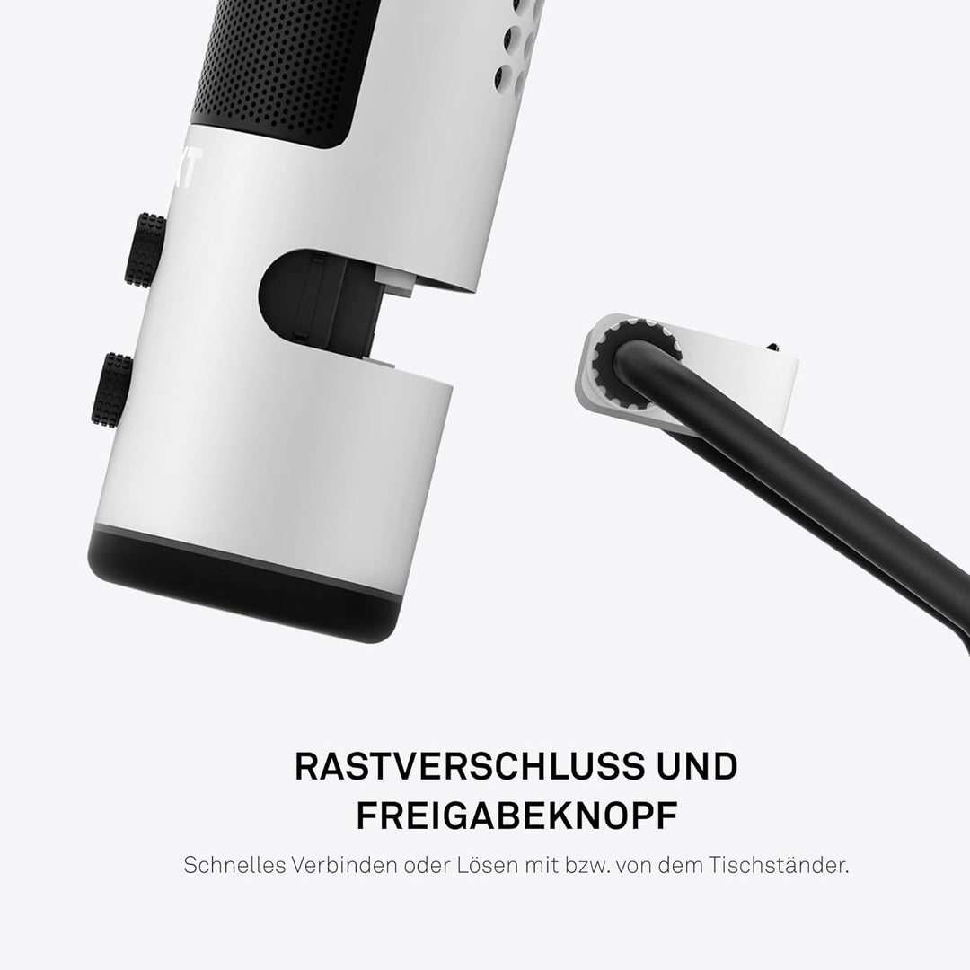 NZXT Capsule – AP-WUMIC-W1 – USB Streaming Mikrofon – Hohe Audioqualität – Unidirektionale Nierencha