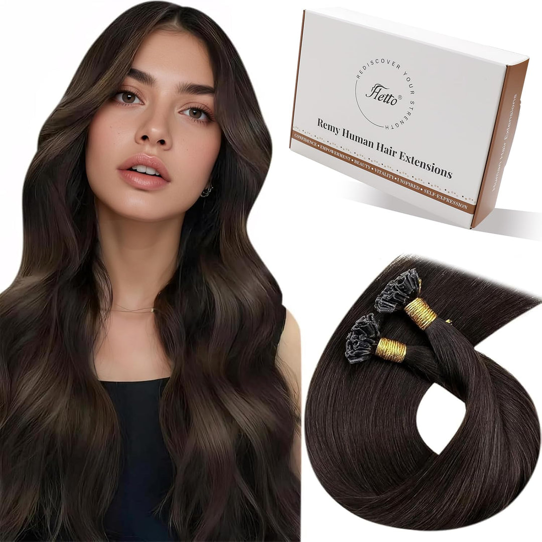 Hetto Echthaar Extensions Bondings Braun Keratin Extensions Bonding Echthaar Remy Bondings Echthaar
