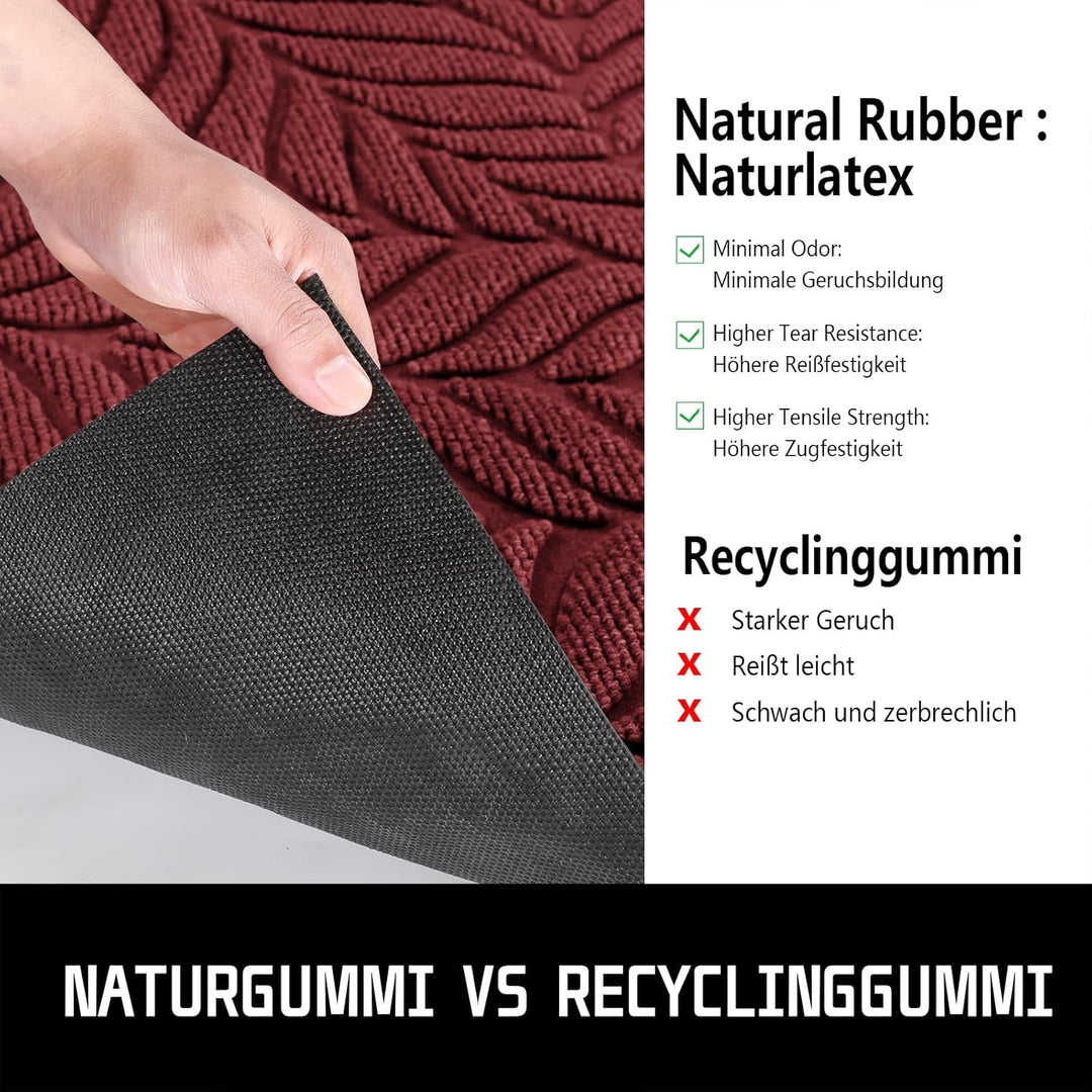 Yimobra Fussmatte, 92 x 61 cm, rutschfeste Sauberlaufmatte für draussen – Premium Fussmatte gegen Sc