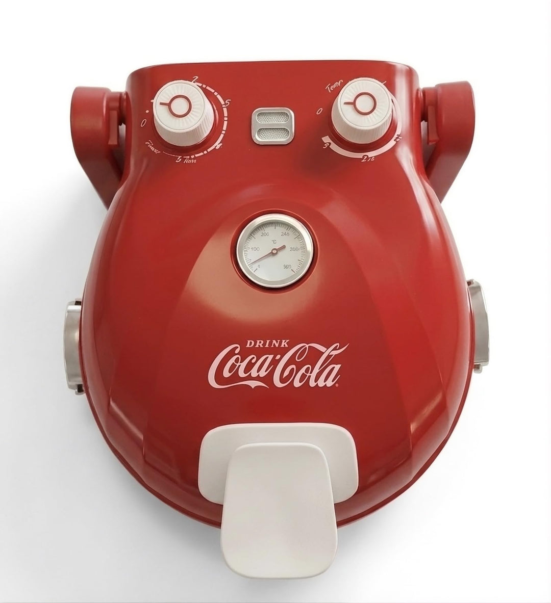 Salco Coca-Cola Pizzamaker – Perfekte Pizza in 3-5 Minuten | 30 cm Cordierit-Pizzaplatte | 400°C var