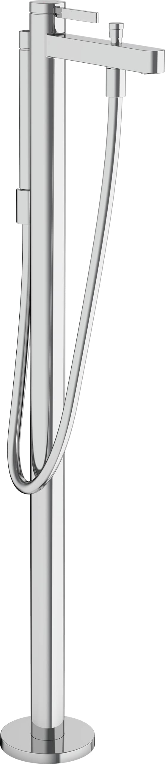 hansgrohe Wannenarmatur bodenstehend Finoris, für 2 Funktionen, Chrom, Chrom