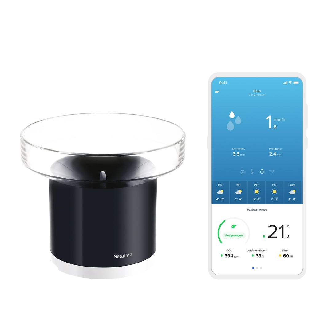 Netatmo Regenmesser Funk für die Netatmo Wetterstation,, Regenmesser