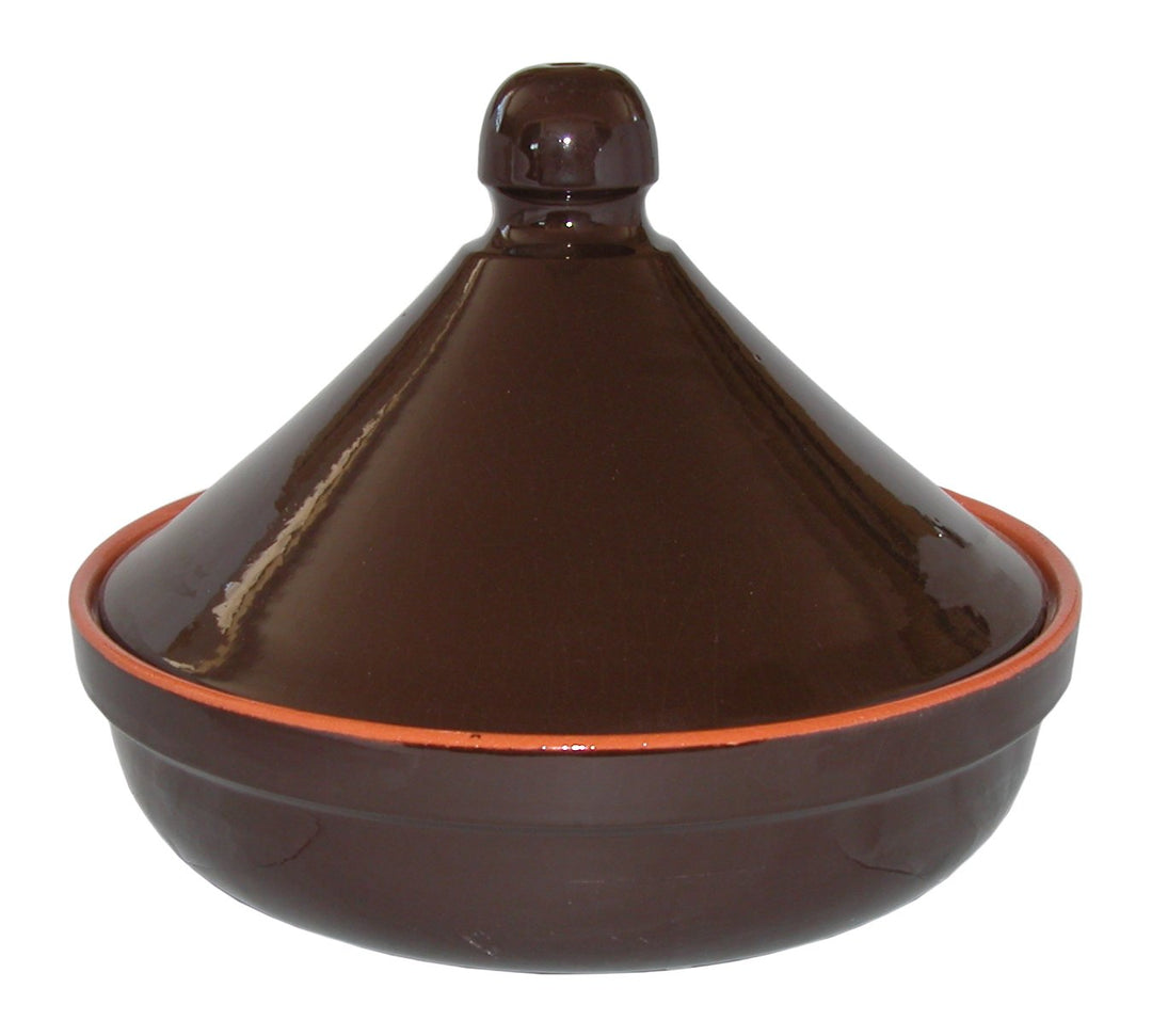 Brunella Tajine, Terrakotta, braun, Masse: 26 x 26 x 20 cm