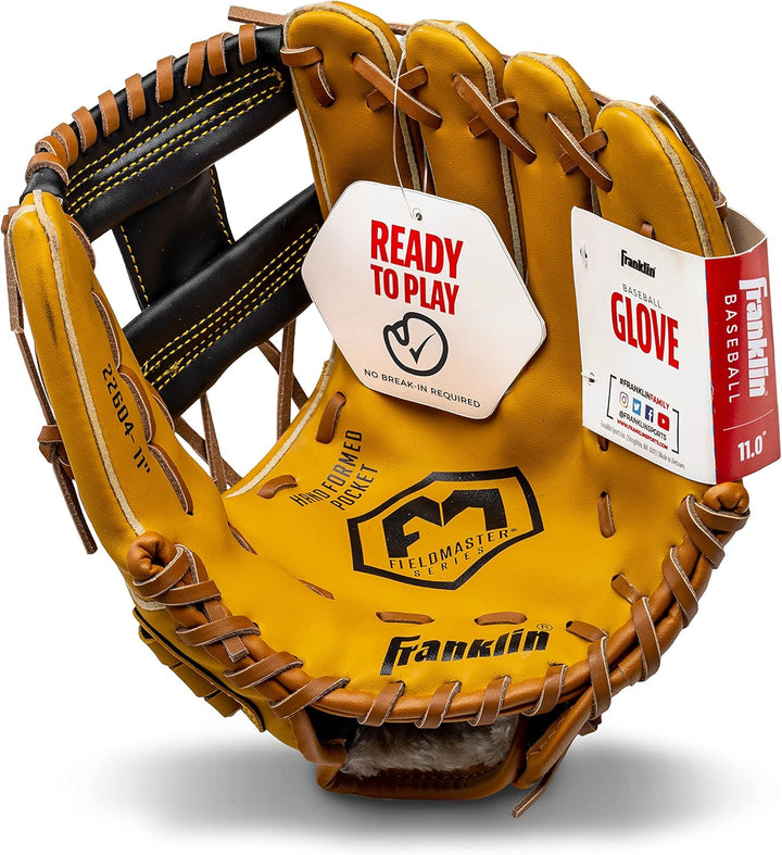 Franklin Sports Field Master Series Baseballhandschuh 28 cm Rechte Hand Wurf, 28 cm Rechte Hand Wurf