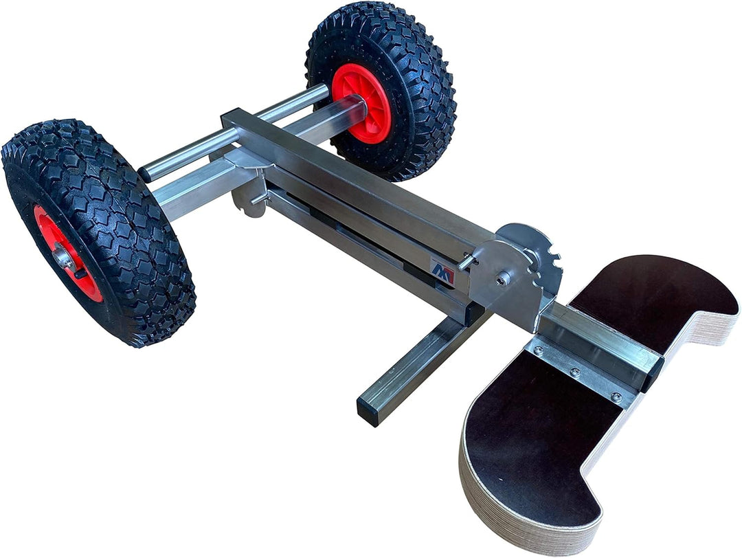 Aussenborder Transportwagen Ständer Rollwagen Tragbar Faltbar Edelstahl 75kg - Heavy Duty
