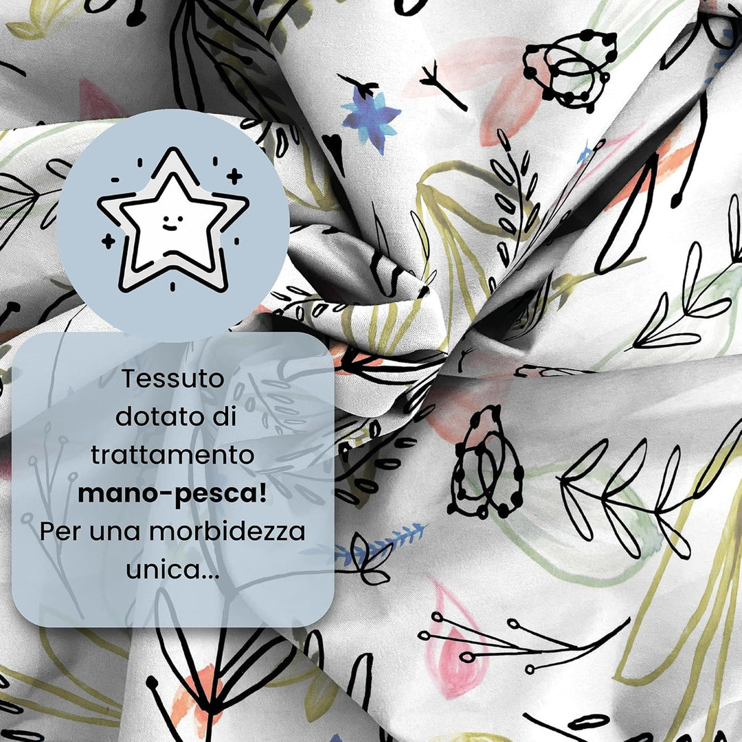 Italian Bed Linen MB Home Italy “Fantasy” Bettwäsche-Set, Provenza, Doppelbett Provenza Doppelbett,