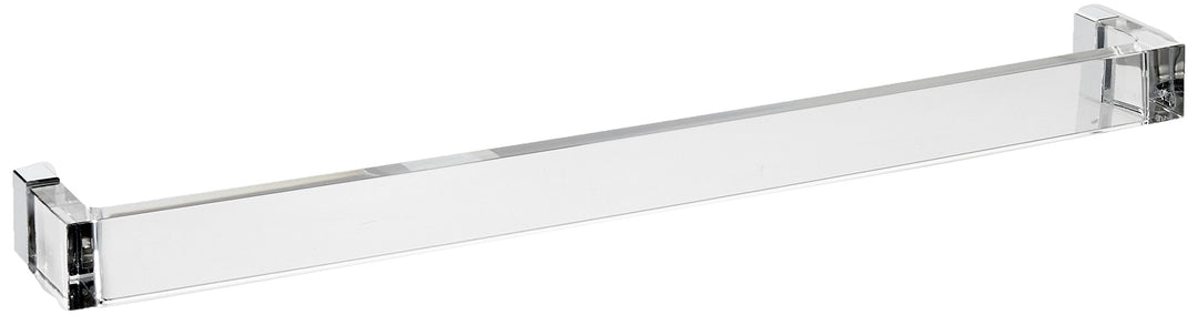 Kartell Rail Handtuchhalter, Plastik, kristall, 60 x 4 cm 60 cm Glasklar, 60 cm Glasklar