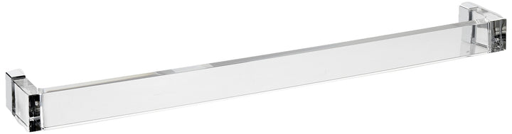 Kartell Rail Handtuchhalter, Plastik, kristall, 60 x 4 cm 60 cm Glasklar, 60 cm Glasklar