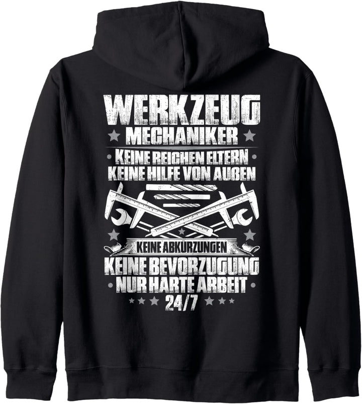 Werkzeugmacher Harte Arbeit Werkzeugmechaniker Kapuzenjacke
