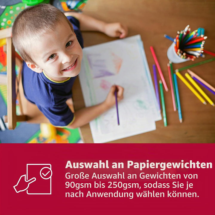 HP Druckerpapier, Farblaserpapier Color-Choice CHP 760: 90 g, DIN-A3, weiss, extraglatt, 500 Blatt –