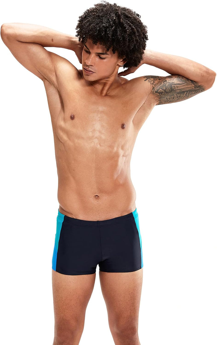 Speedo Herren Dive I Aquashort 38 Marineblau/Bondi Blau/Aquarium, 38 Marineblau/Bondi Blau/Aquarium