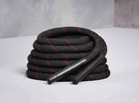 CRIVIT Battle Rope Seil für Training, Fitness, Crossfit, 30 mm, Länge 10 m, extrem robust und flexib