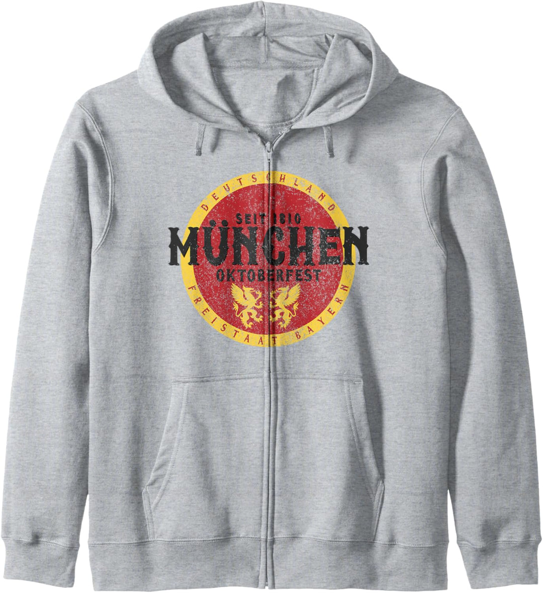 München Oktoberfest Bayern Bayerisch Vintage Geschenk Kapuzenjacke